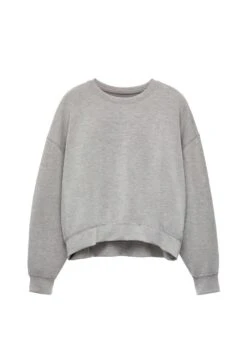 Oysho Crop Soft Touch - Felpa - Grey -Fashion Brand c1433b6250dc4f2488b1336b9eedbc5c