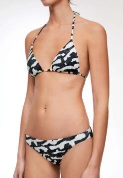 Oysho Zebra Classic Bikini Pezzo SottoOff White Donna Moda Mare OY181I0M7-A11