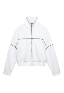 Oysho Cuffed With Piping 31799791Giacca SportivaWhite Donna Giacche E Blazer OY121G01M-A11 -Fashion Brand c481bb9e324e45f1b9cfb535cfc29c0a