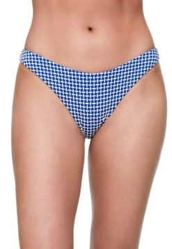 Oysho Mini Geometric Medium-CoverageBikini Pezzo SottoBlue Donna Moda Mare OY181I0NX-K11