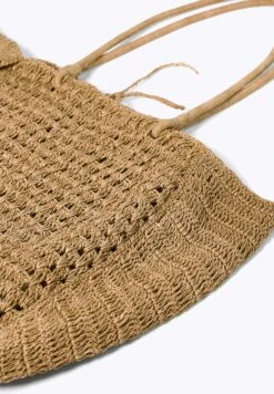 Oysho Open-Weave Shopping BagBrown Donna Borse OY151H09N-O11 -Fashion Brand c5ffa02c8579424e804255a907847464