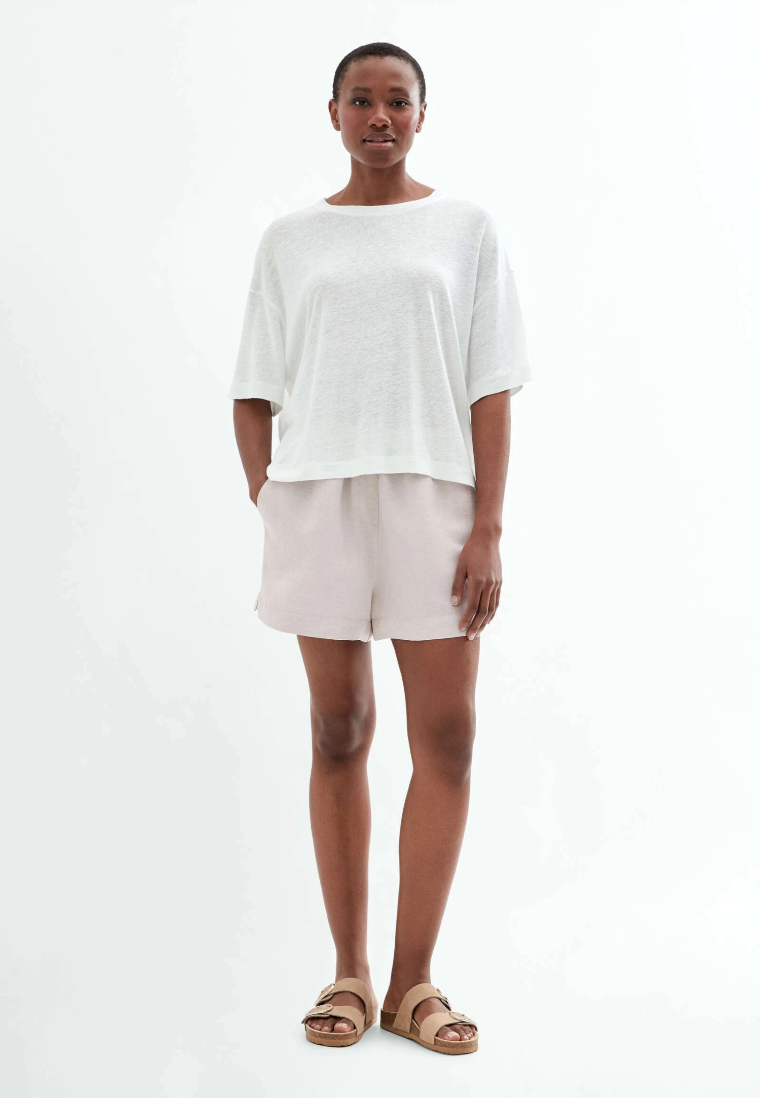 Oysho Short SleeveShort SleeveT-Shirt BasicWhite Donna T-shirt E Top OY121D06X-A11 4 Oysho Short SleeveShort SleeveT-Shirt BasicWhite Donna T-shirt E Top OY121D06X-A11 - immagine 2