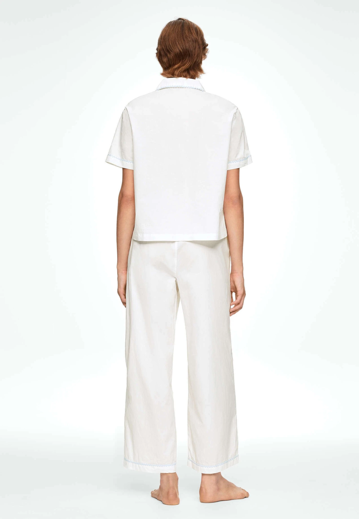 Oysho Lace TrimPantaloni Del PigiamaWhite Donna Intimo Notte E Loungewear OY181O145-A11 5 Oysho Lace TrimPantaloni Del PigiamaWhite Donna Intimo Notte E Loungewear OY181O145-A11 - immagine 3