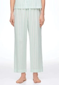 Oysho StripedPantaloni Del PigiamaGreen Donna Intimo Notte E Loungewear OY181O13X-M11