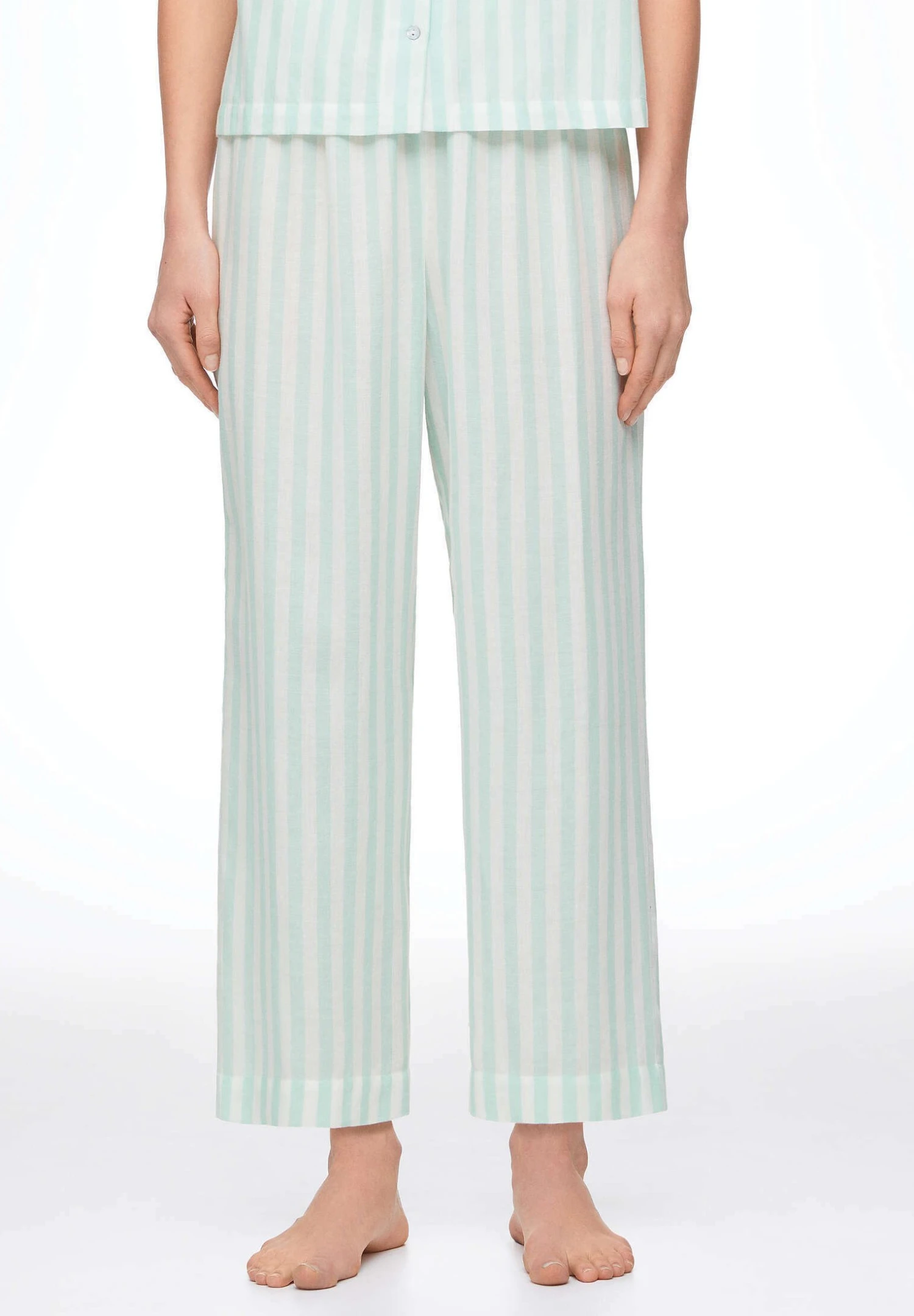 Oysho StripedPantaloni Del PigiamaGreen Donna Intimo Notte E Loungewear OY181O13X-M11 3 Oysho StripedPantaloni Del PigiamaGreen Donna Intimo Notte E Loungewear OY181O13X-M11
