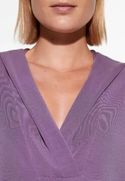 Oysho Modal Open- Felpa Con Cappuccio - Lilac -Fashion Brand d1e8a3b7bda64521aaf3151c8470b3bf