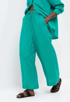 Oysho Wide StraightPantaloniMottled Turquoise Donna Pantaloni OY121A0A2-L11