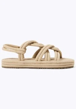 Oysho Rope- Sandali Con Plateau - Beige -Fashion Brand d246738e0fc141899be4578752a5336e