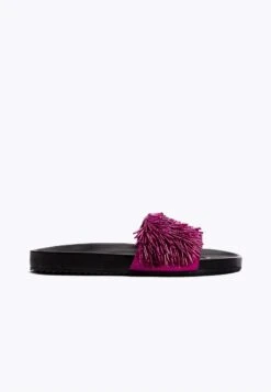 Oysho Appliqué Slides 11272280CiabattinePurple Donna Ciabatte E Zoccoli OY111A0CF-I11 -Fashion Brand d2b31d8958a64427add3910831f89b35
