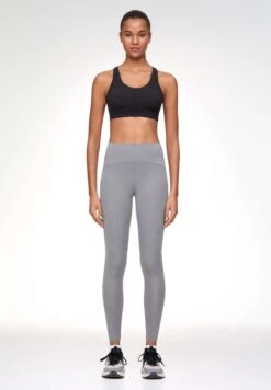 Oysho Compressive Basic Ankle-Length - Collant - Grey -Fashion Brand d4e8bd8861274b9abac129dce9436cac