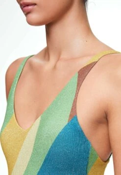 Oysho Shiny Triangle - Costume Da Bagno - Green -Fashion Brand d50e2481471442ffa1753399340b5db1