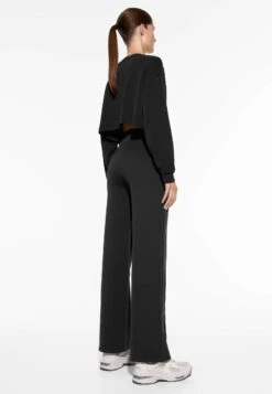 Oysho StraightHigh-Strength- Pantaloni - Black -Fashion Brand d60baf40e1aa4fd7a1ae7504efb7c192