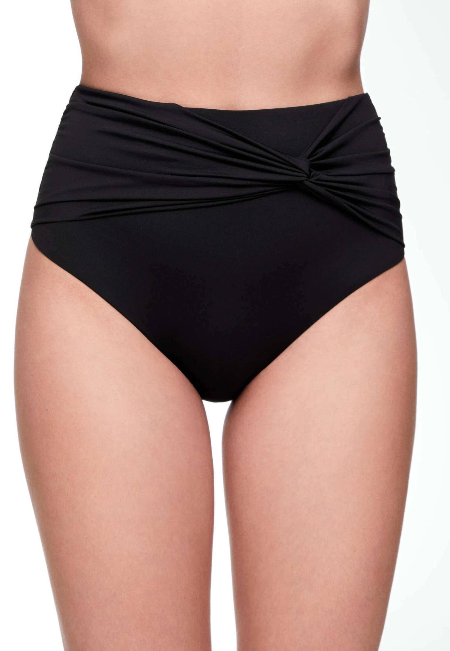 Oysho Full-Coverage Draped - Bikini Pezzo Sotto - Black 3 Oysho Full-Coverage Draped - Bikini Pezzo Sotto - Black
