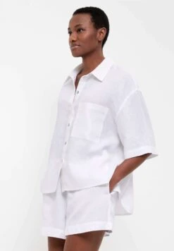 Oysho CamiciaWhite Donna Camicie E Bluse OY121E06J-A11