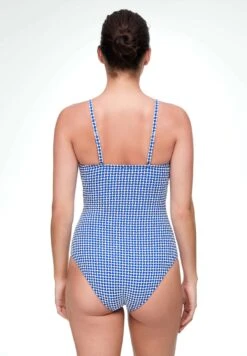 Oysho Ditsy Geometric U-Notch NecklineCostume Da BagnoBlue Donna Moda Mare OY181G08J-K11 -Fashion Brand da9dfa1e3cfc4a0197366847a20754a0