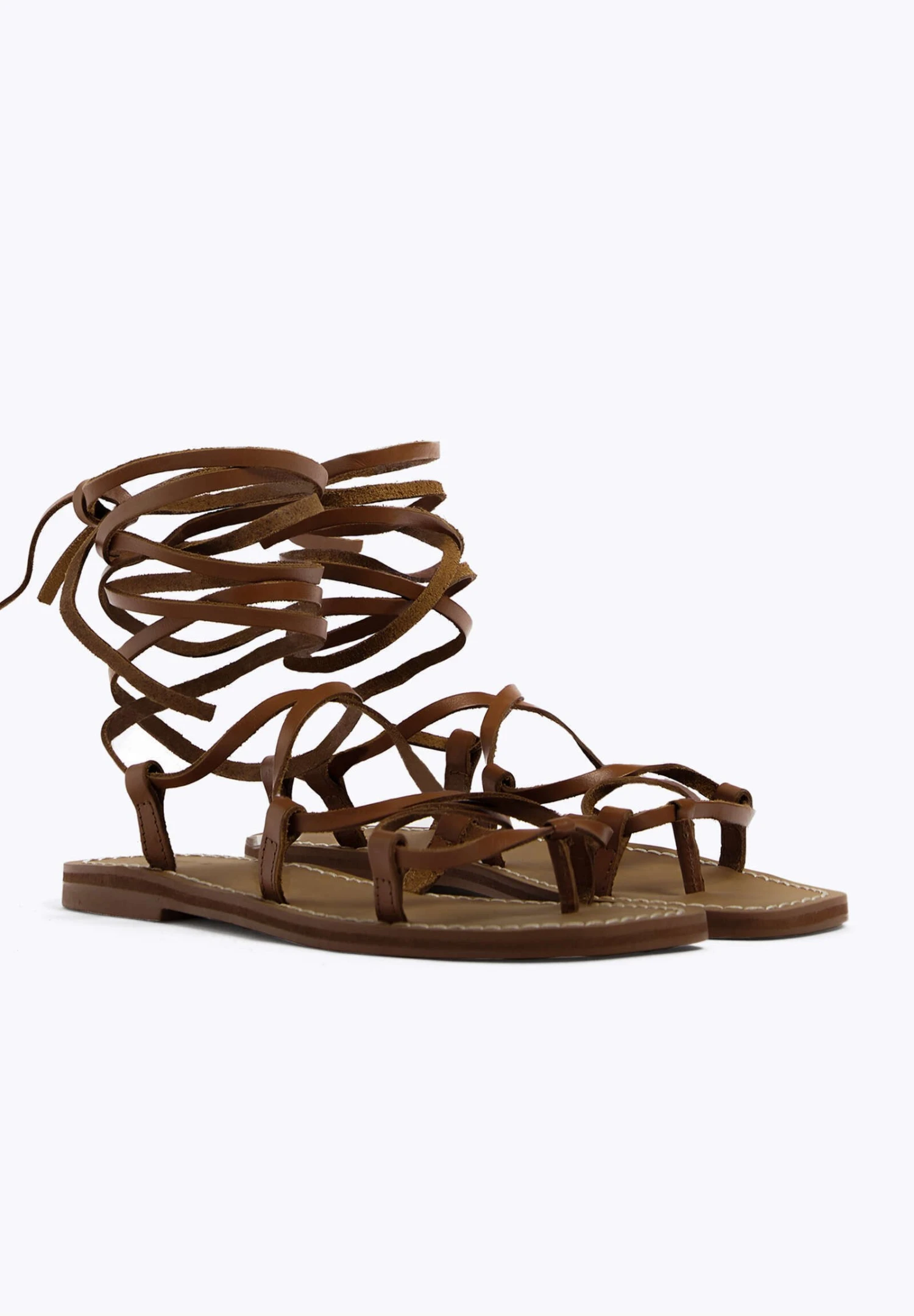 Oysho Roman - Sandali Con Cinturino - Brown 4 Oysho Roman - Sandali Con Cinturino - Brown - immagine 2