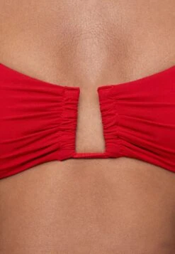 Oysho U-Neck Halter - Bikini Pezzo Sopra - Red -Fashion Brand dd849f2713334b959b612fe9e1425c50