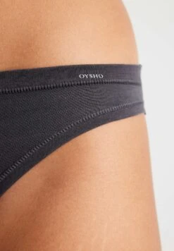 Oysho 3 Classic- Slip - Dark Grey -Fashion Brand de882ebe7e8f4746b29140d70da9a1c7