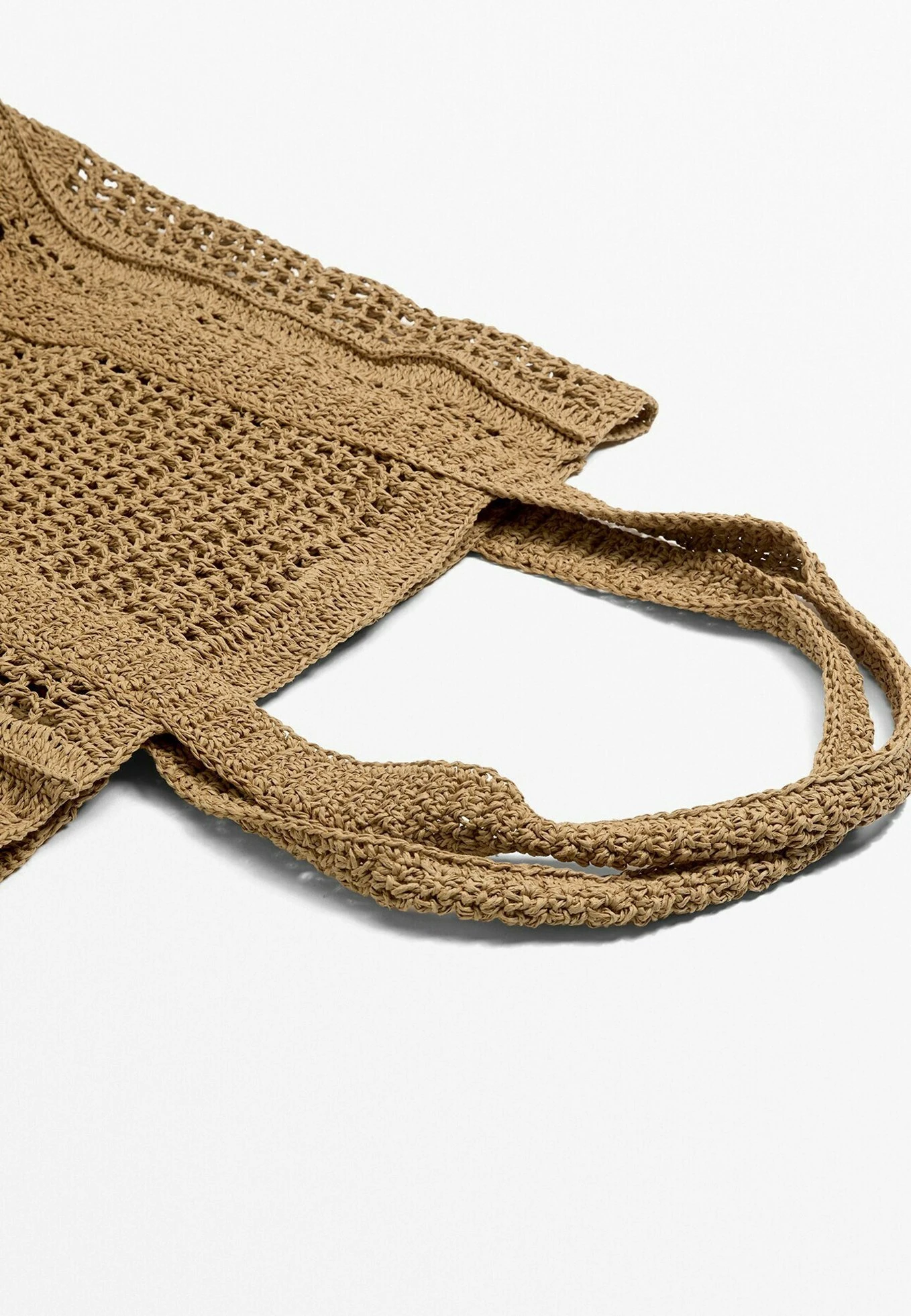 Oysho OPEN-WEAVE SHOPPER - Shopping Bag - Beige 6 Oysho OPEN-WEAVE SHOPPER - Shopping Bag - Beige - immagine 4