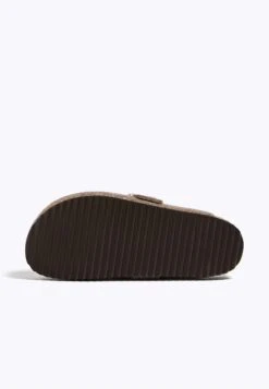 Oysho Buckled - Ciabattine - Brown -Fashion Brand e088394f440249ba92d71354bedc029b