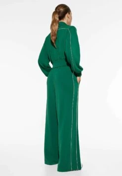 Oysho With Piping - Felpa Con Zip - Green -Fashion Brand e2a05d04fbbe428292e53f16f6f22150