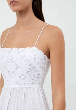 Oysho Embroidered LongVestito LungoWhite Donna Vestiti OY121C0BX-A11 -Fashion Brand e2a757f982ed4f28997be4ad2e09961d