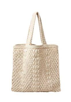 Oysho Macramé - Shopping Bag - Beige -Fashion Brand e2caa5341d524f66aa803d62482c7c56