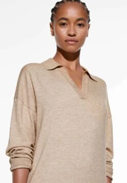 Oysho Fine Long - Abito In Maglia - Beige -Fashion Brand e2e46117abe146a6a65d4162caf131aa