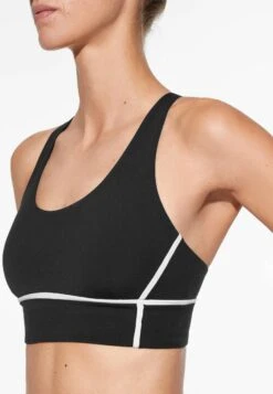 Oysho Medium-Support Sports - Bustino - Black -Fashion Brand e53cef82995047d883bd41741f0f1e82