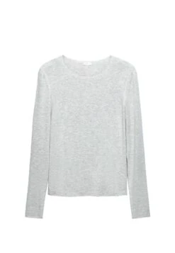 Oysho Extra-Soft Long-SleevedMaglia Del PigiamaLight Grey Donna Intimo Notte E Loungewear OY181Q12S-C11 -Fashion Brand e6409ae3e83c422d9183e07316053ac1