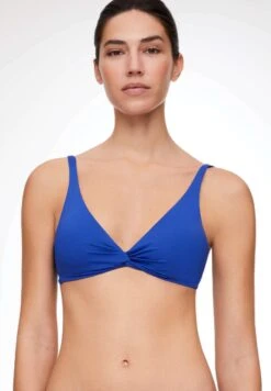 Oysho Draped HalterBikini Pezzo SopraBlue Donna Moda Mare OY181J0BP-K11