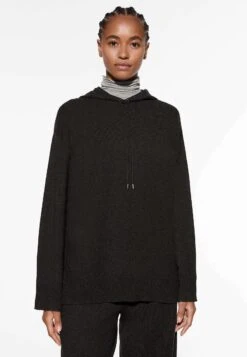 Oysho Felpa Con CappuccioBlack Donna Felpe OY121I07L-Q11