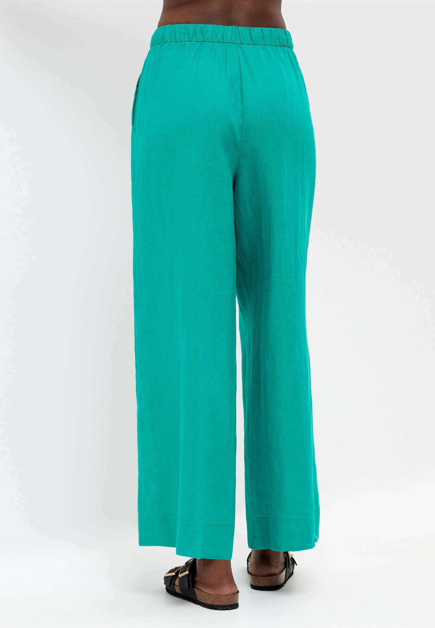 Oysho Wide StraightPantaloniMottled Turquoise Donna Pantaloni OY121A0A2-L11 4 Oysho Wide StraightPantaloniMottled Turquoise Donna Pantaloni OY121A0A2-L11 - immagine 2