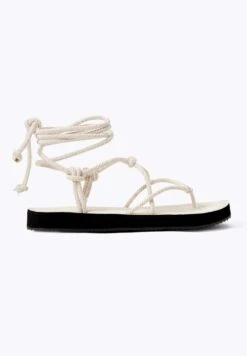 Oysho Tied - Sandali - White -Fashion Brand edfdfce16d0e4eca98395305f47fad47