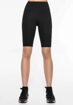 Oysho Comfortlux High-Rise - Shorts - Black