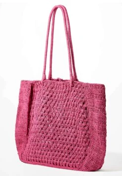 Oysho Open-Weave Shopping BagPink Donna Borse OY151H09N-J11 -Fashion Brand f1c9ea1756f54127865a1bdf86323a69