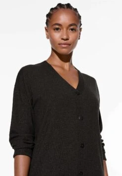 Oysho Buttoned Abito In MagliaBlack Donna Vestiti OY121C0CQ-Q11 -Fashion Brand f279a1228e2b4045af7f8a1727bf90f8