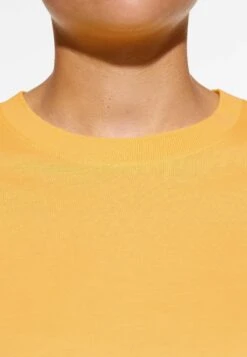 Oysho Washed CropT-Shirt BasicMottled Yellow Donna T-shirt E Top OY121D078-E11 -Fashion Brand f28ec72b472844d0bb7abbcfd6f71aad