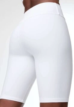 Oysho Comfortlux High-Rise Cycle  - Shorts - White -Fashion Brand f39d0971451049fdadc38678e11d85cb