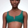 Oysho With NotchBikini Pezzo SopraEvergreen Donna Moda Mare OY181A0UU-M12
