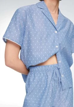 Oysho Short-Sleeved PlumetiMaglia Del PigiamaBlue Donna Intimo Notte E Loungewear OY181Q12E-K11 -Fashion Brand f903b59a33c8456893b82020c74e9f7c