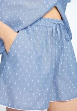 Oysho Plumeti Printed Pantaloni Del PigiamaBlue Donna Intimo Notte E Loungewear OY181O13S-K11 -Fashion Brand fb50027c1e864368931408dc41a29262