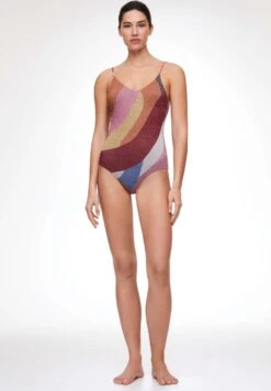 Oysho Shiny Jacquard TriangleCostume Da BagnoPink Donna Moda Mare OY181G07T-J11 -Fashion Brand fd34af03bdea4432a4828c9d21783398