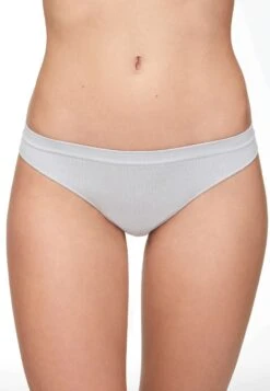 Oysho 7 Seamless Cheeky - Slip - Light Blue