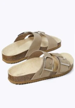 Oysho With Buckles - Ciabattine - Beige -Fashion Brand fe5124f2ce3843f59a78a9d4399d0268