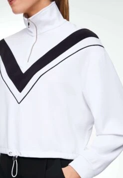 Oysho Adjustable With Piping - Felpa - White -Fashion Brand ff065e24862643a8bbb5a1841840a3cc